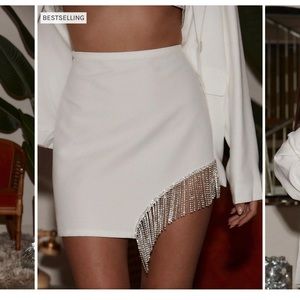 12th tribe white mini skirt NWT bachelorette